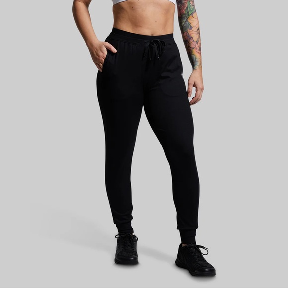 Abercrombie & Fitch Pants - ABERCROMBIE & FITCH • Women Black Straight Leg Joggers • S •
